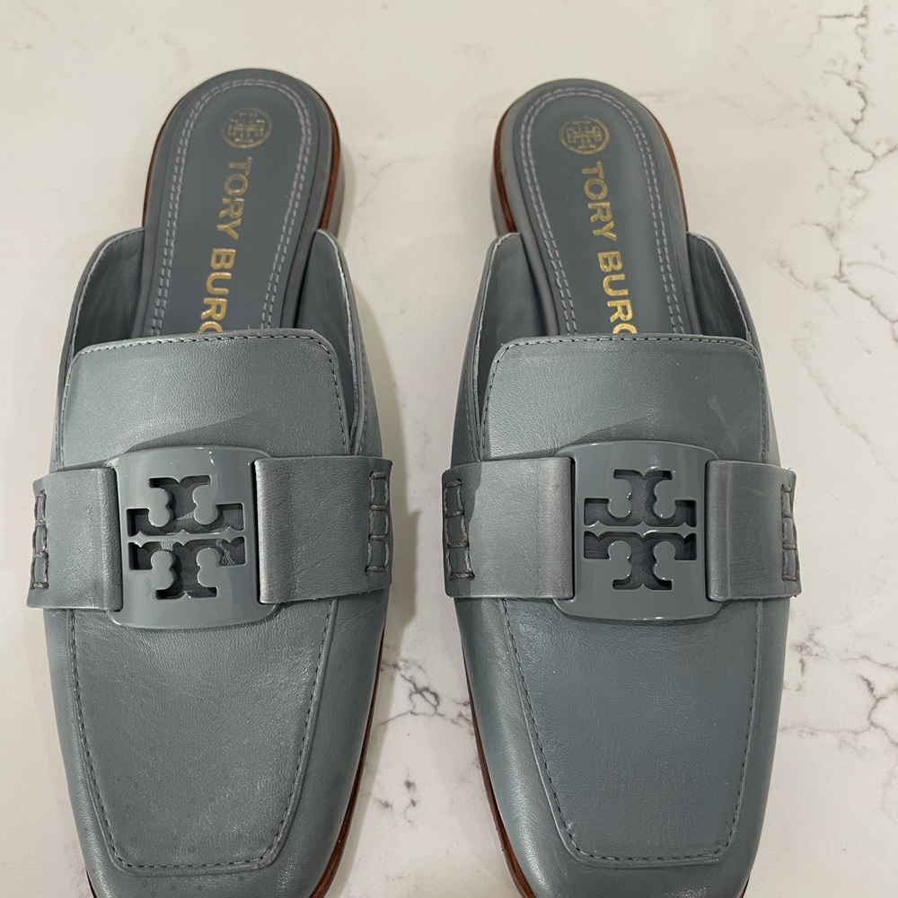 Tory Burch Georgia Mule Blue